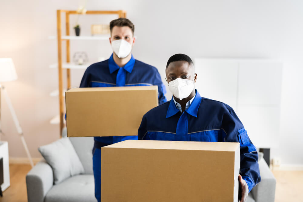 Packing Supplies And Labeled Moving Boxes